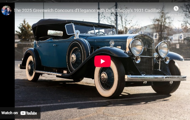 2025 Greenwich Concours d'Elegance with Dick Shappy's 1931 Cadillac V-16 Dual Cowl Sport Phaeton